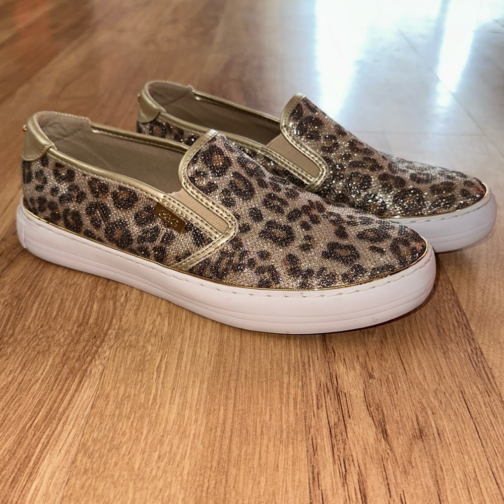 Women’s Guess Cheetah Glitter Slip-on Sneakers